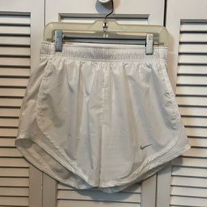 Nike white athletic shorts size XS